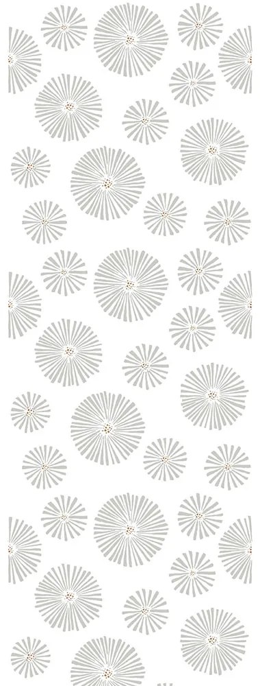 DEKORNIK Classic Graphic Flowers Light - Tapeta