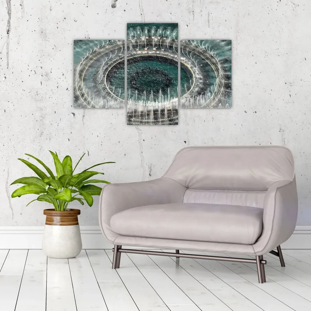Obraz fontány (90x60 cm)