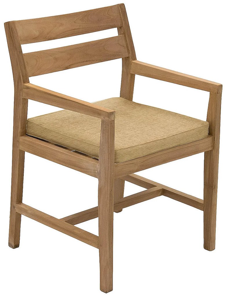 Deokork Záhradné pevné kreslo WINSTON (teak)