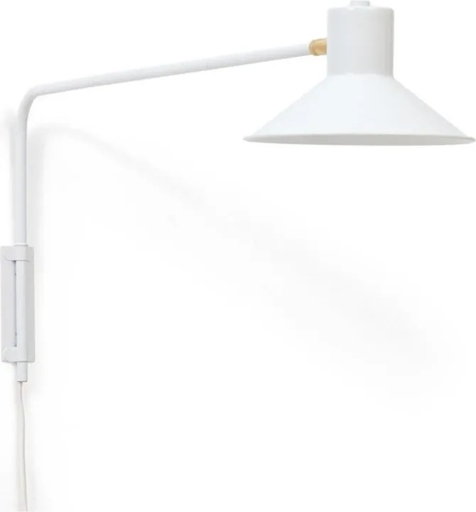 Biele nástenné svietidlo ø 20 cm Aria – Kave Home