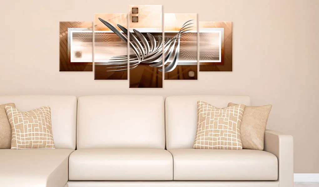 Artgeist Obraz - Silver waves Veľkosť: 200x100, Verzia: Standard