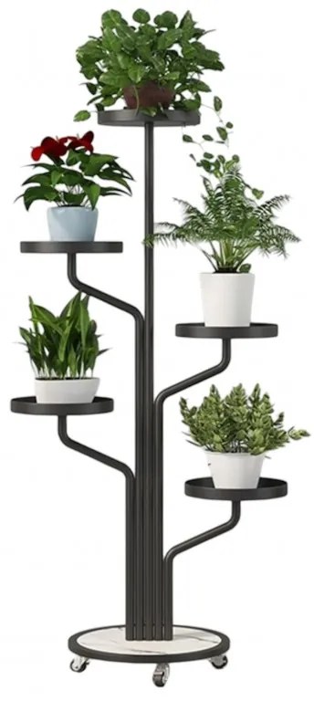 JAKS Stojan na kvety s kolieskami