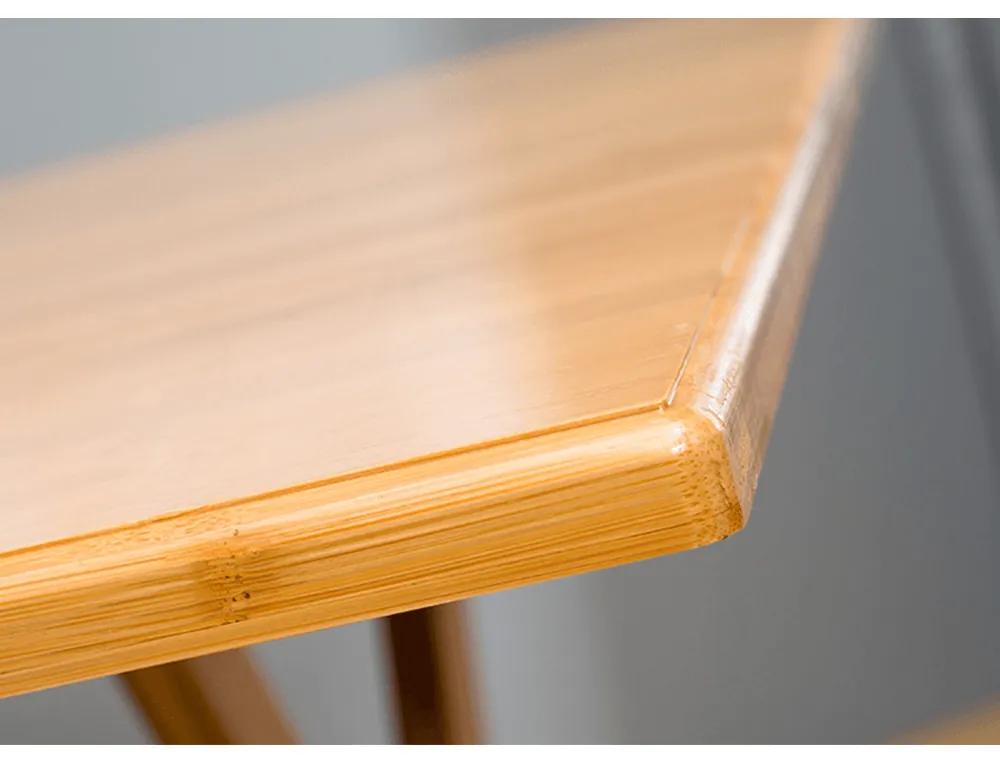 Kondela Stôl, prírodný bambus, 58x58 cm, DENICE