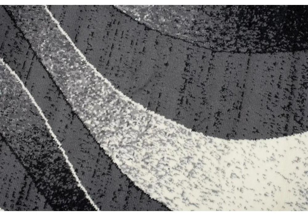Kusový koberec PP Mel tmavo sivý atyp 100x150cm