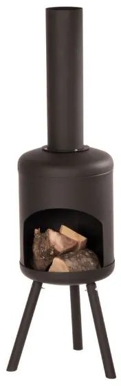 Ohnisko s komínom Gozo Black M