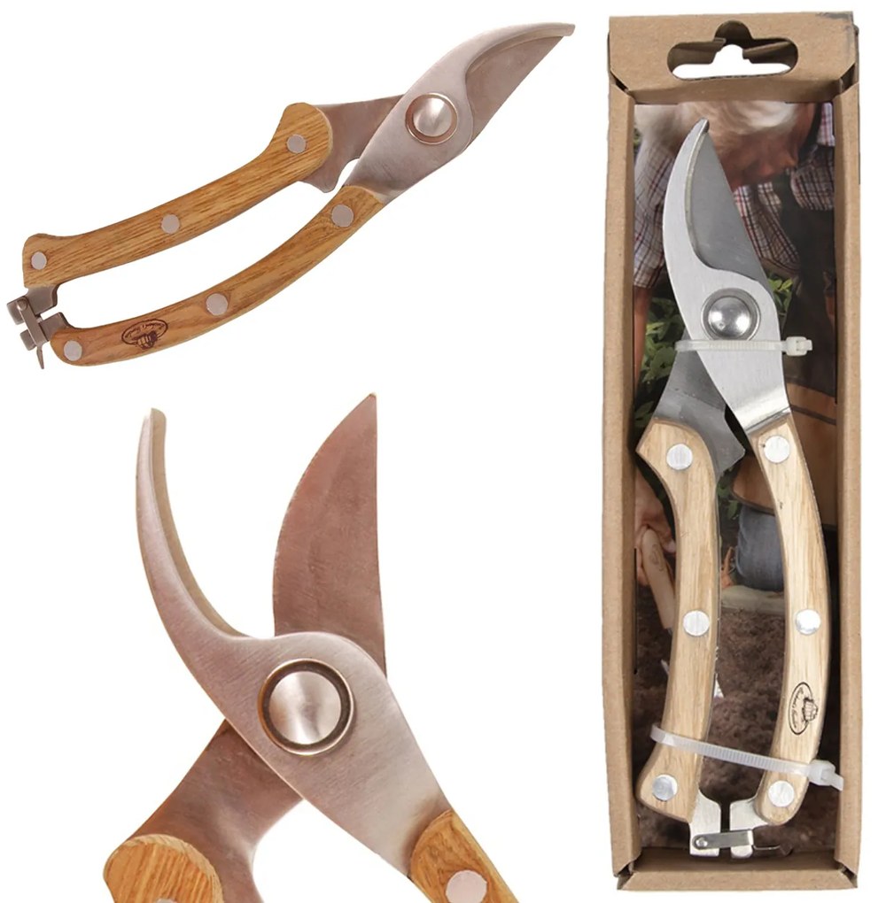 Záhradné nožnice Garden1, hnedá
