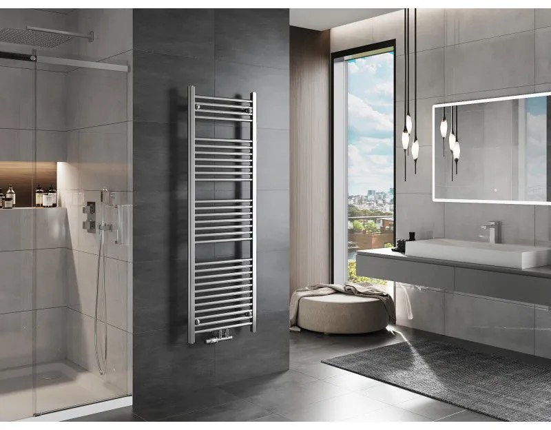 Mexen Mars, vykurovacie teleso 1500x500 mm, 494 W, chrómová, W110-1500-500-00-01