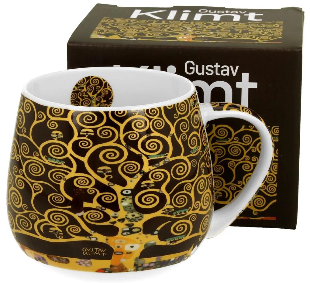 Porcelánový hrnček Klimt Tree Of Life 430 ml