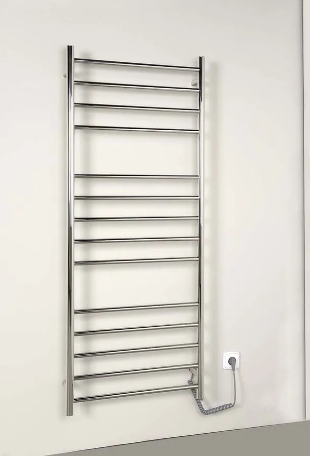 Sapho Sapho, REDONDO elektrický sušiak uterákov, guľatý, 630x1160 mm, 130 W, leštená nerez, ER230V