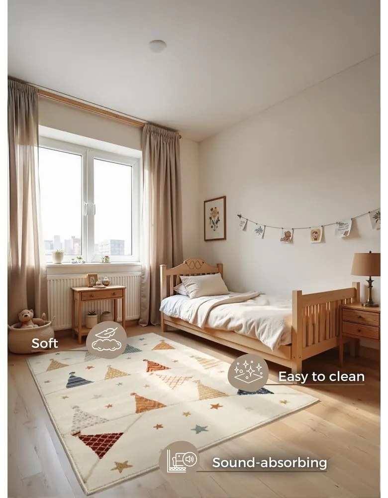 Krémový detský koberec 120x170 cm Kids Party – Hanse Home