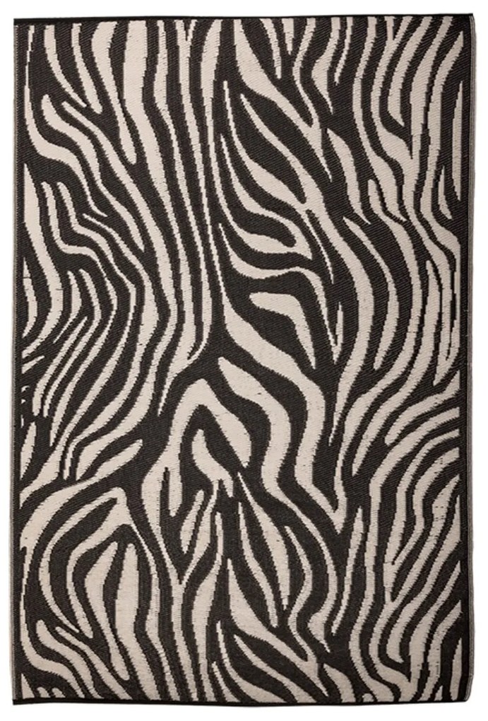 Koberec Zebra, 150x242,5 cm, biela/čierna