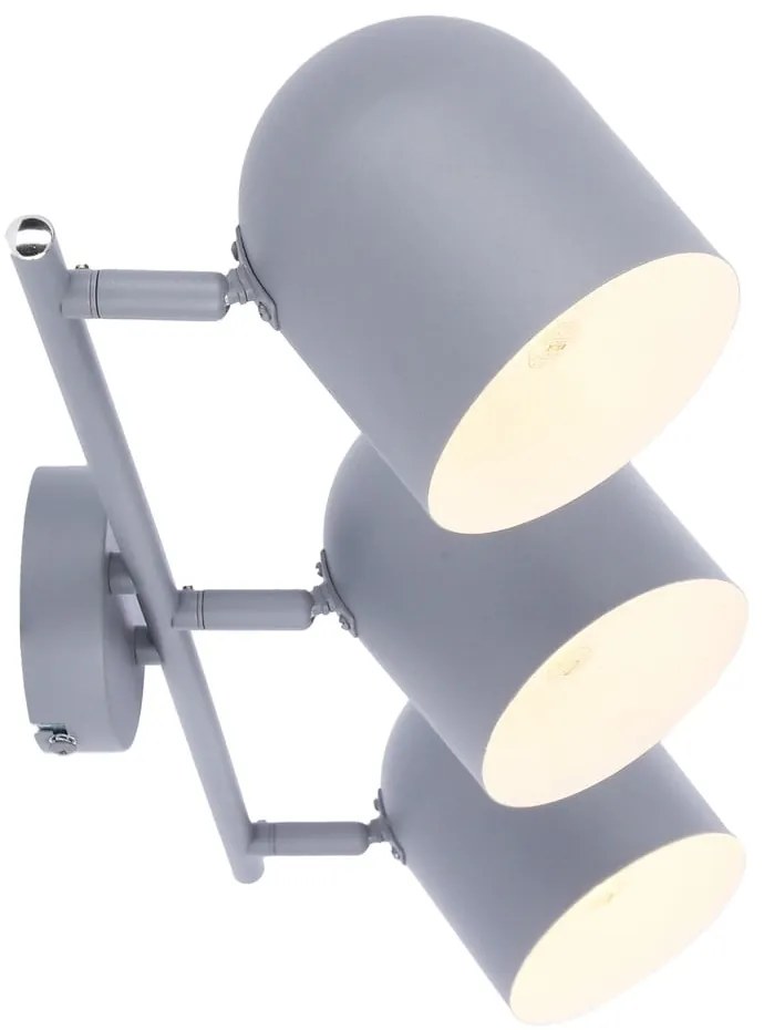 Svetlomodré stropné svietidlo s kovovým tienidlom 55x10 cm Azuro – Candellux Lighting