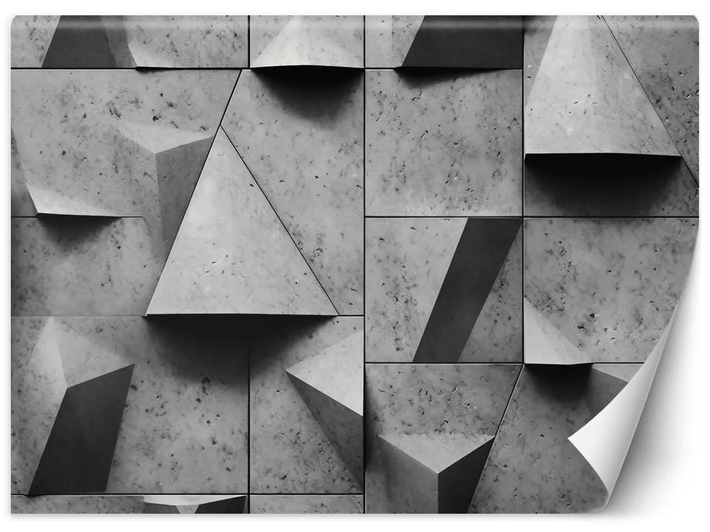 Gario Fototapeta Geometrické betónové tvary Materiál: Vliesová, Rozmery: 200 x 140 cm
