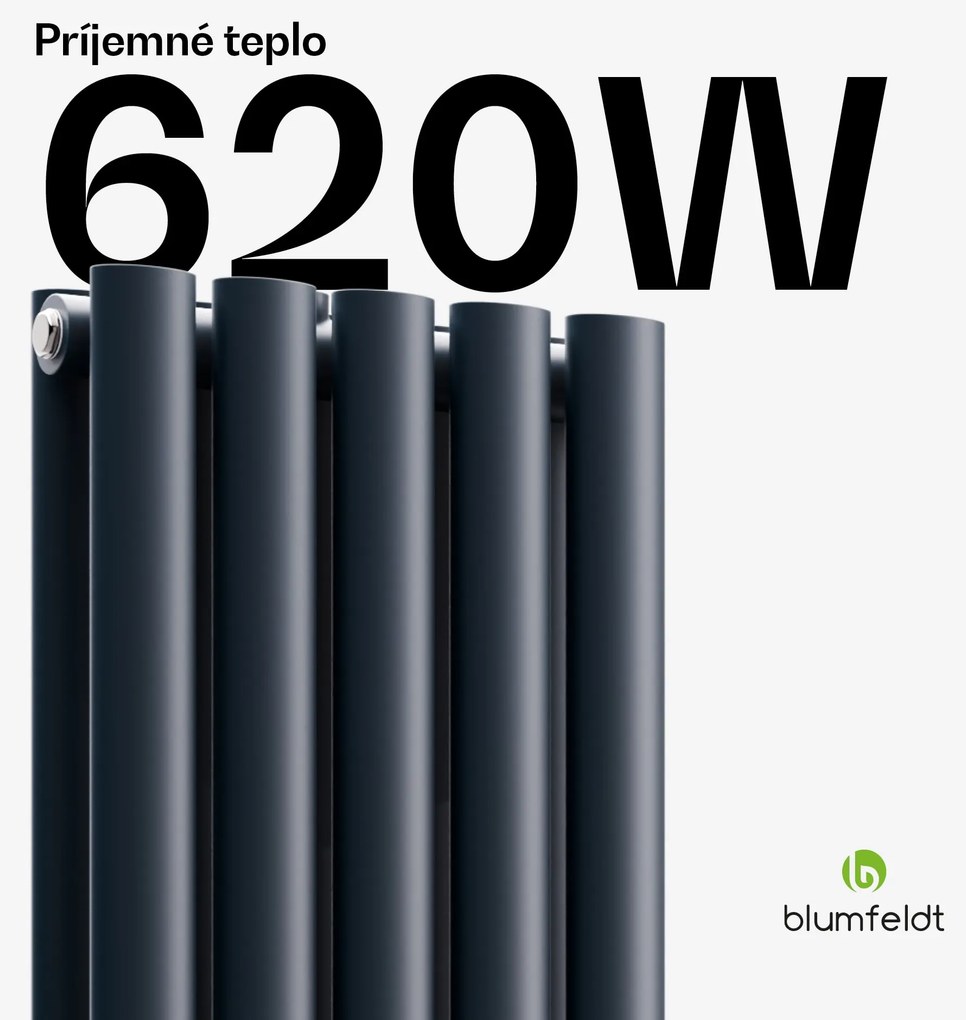 Blumfeldt Tallheo radiátor 120x30 620W