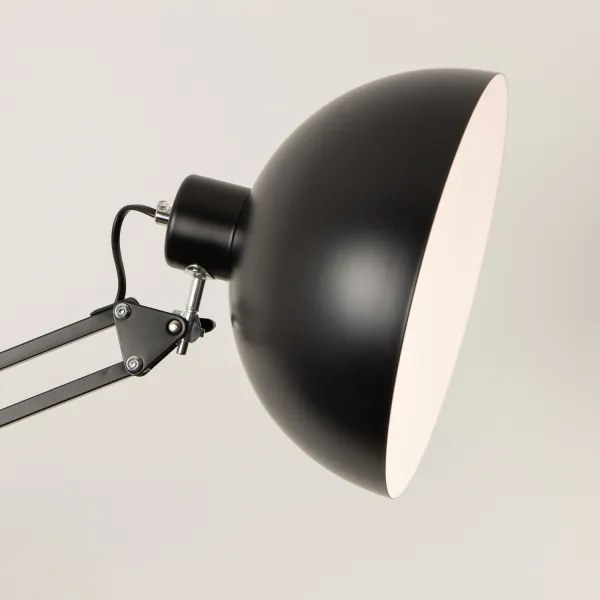 BRILAGI - Flexibilná stojacia lampa TASKER 1xE27/60W/230V 157 cm čierna