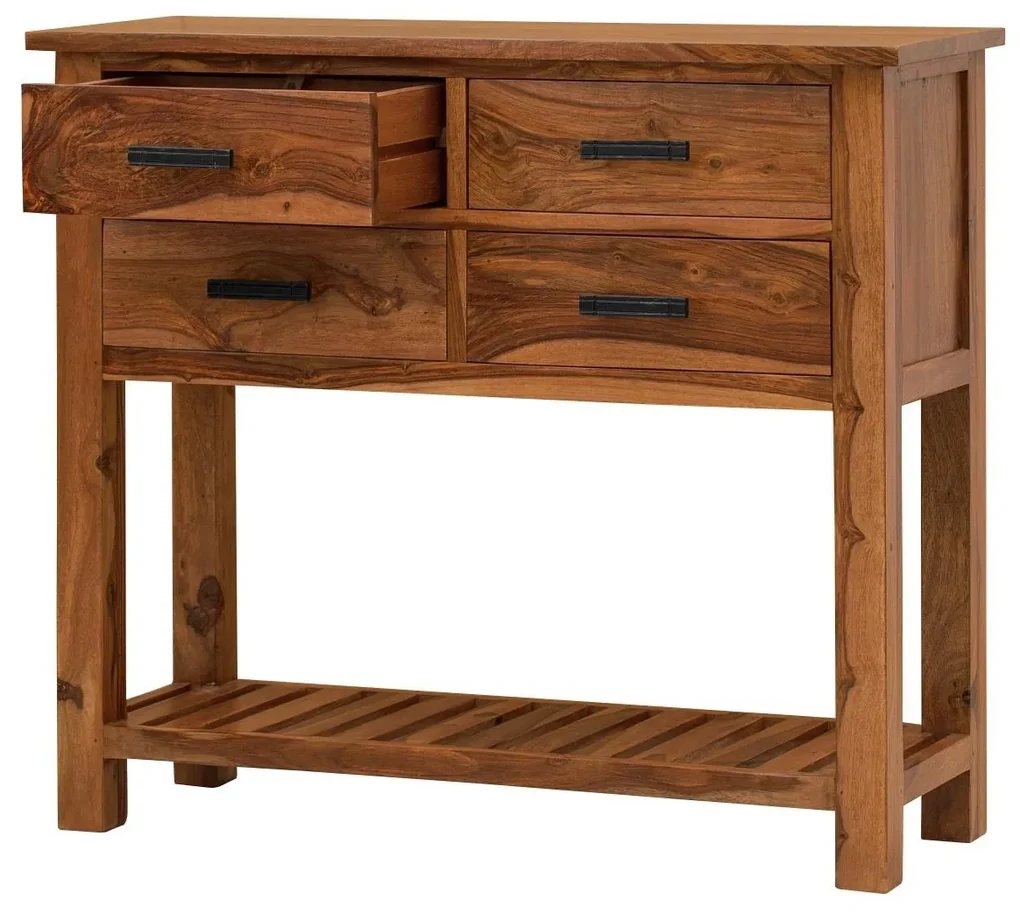 furniture-nabytek.cz - Konzolový stolík drevo palisander 110x35x76