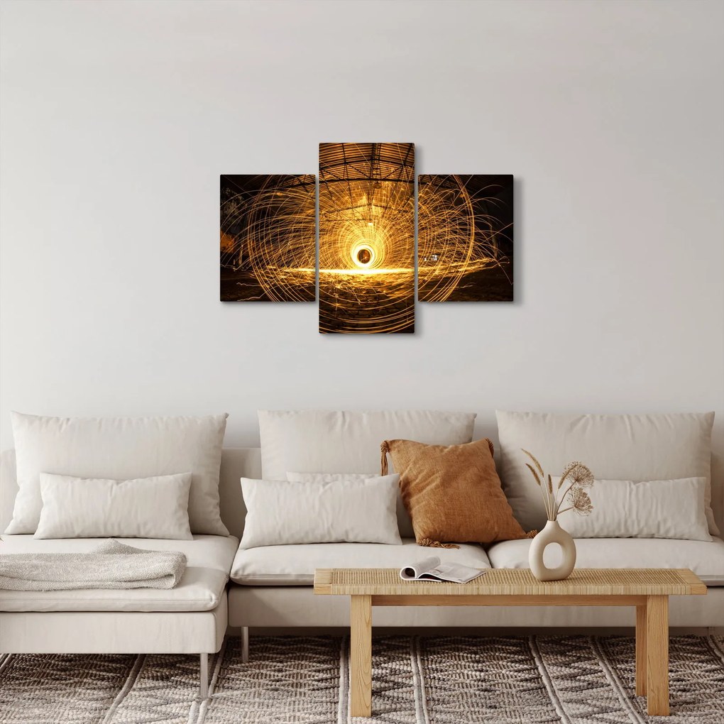 Obraz svietiaceho disku (90x60 cm)