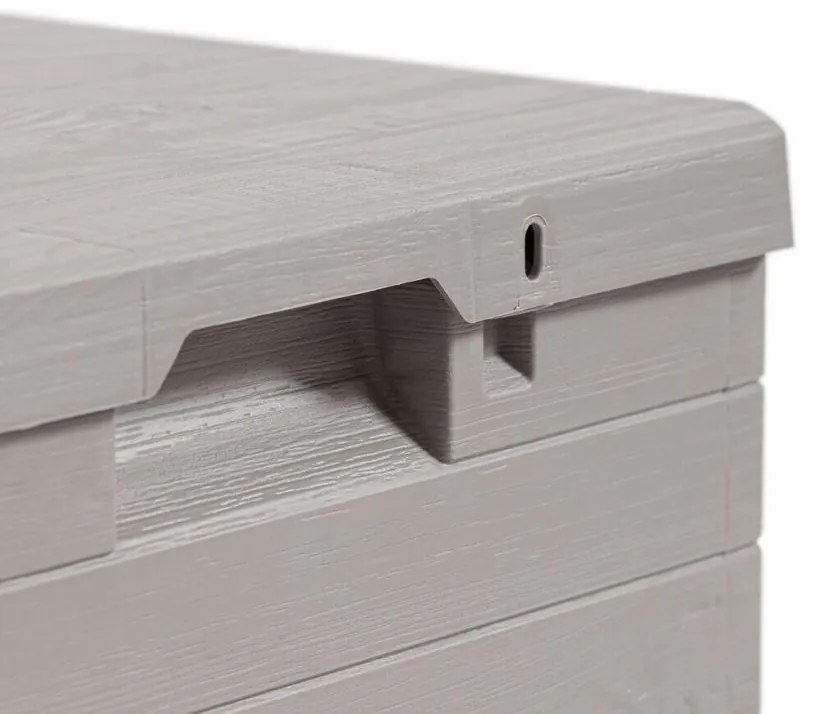 WOODYS záhradný plastový úložný box 90 L, svetlo šedá