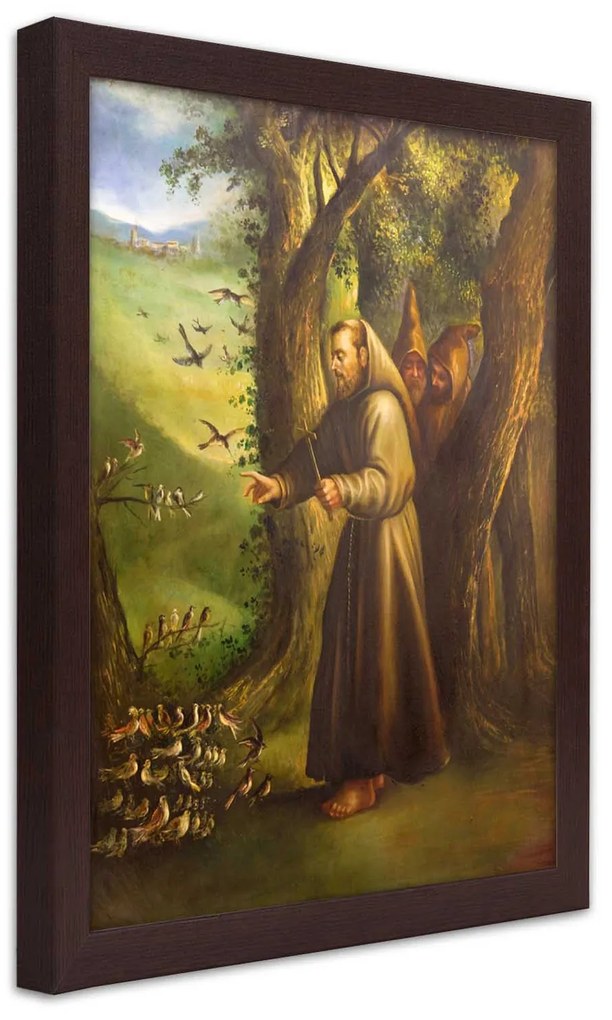 Gario Plagát Svätý František z Assisi Farba rámu: Bez rámu, Rozmery: 30 x 45 cm