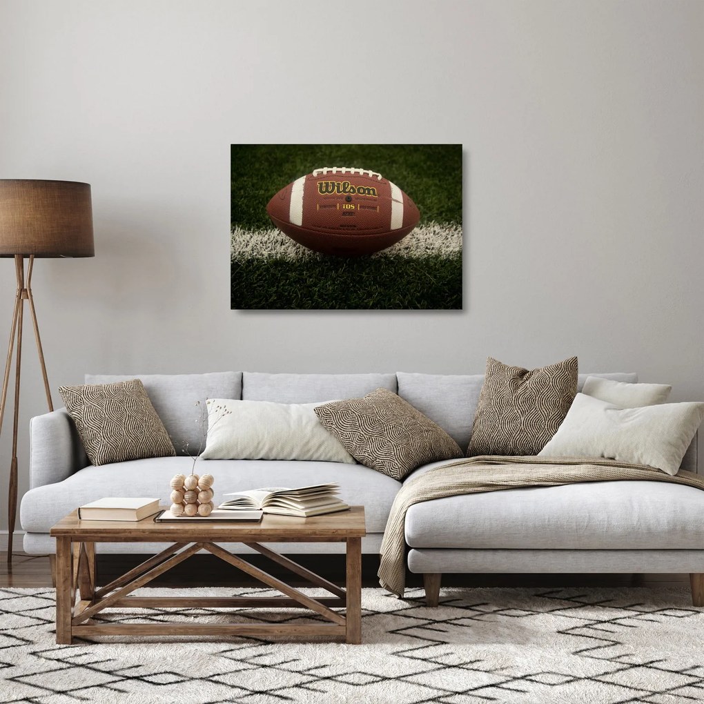 Sklenený obraz - Futbal (70x50 cm)