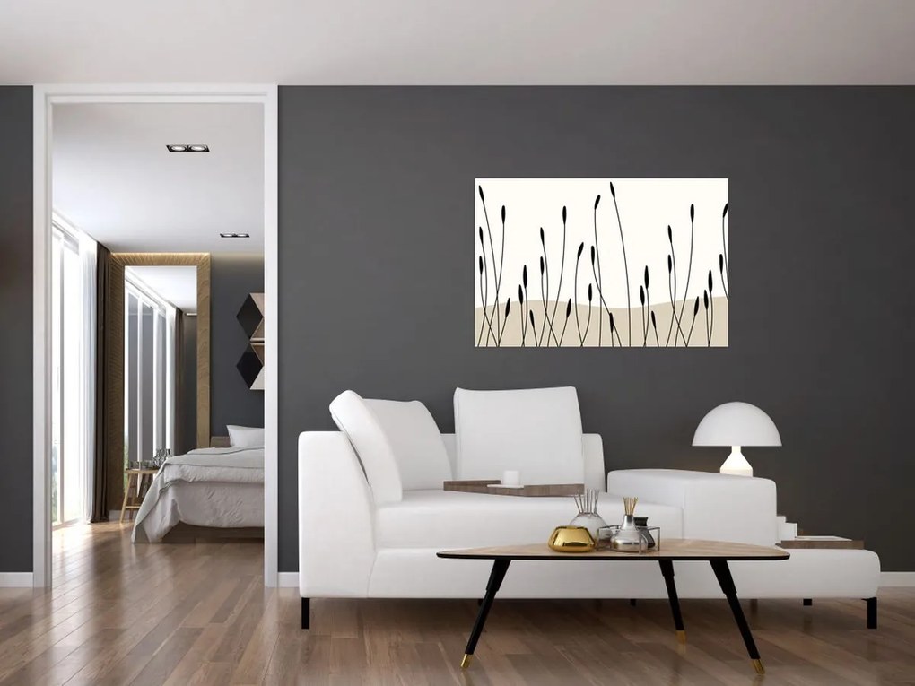 Obraz - Grafická lúka N⁰3 (90x60 cm)