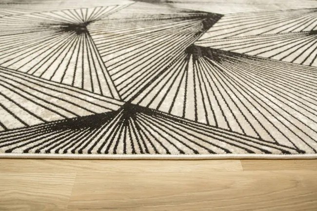 Koberec Studio E840A Geometria čierny / krémový