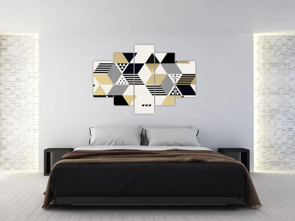 Obraz - Geometrické tvary N⁰1 (150x105 cm)