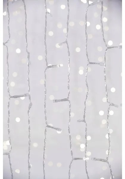 LED Vonkajší vianočný záves CURTAIN 480xLED/8,4W/230V 3x3 m IP44 studená biela