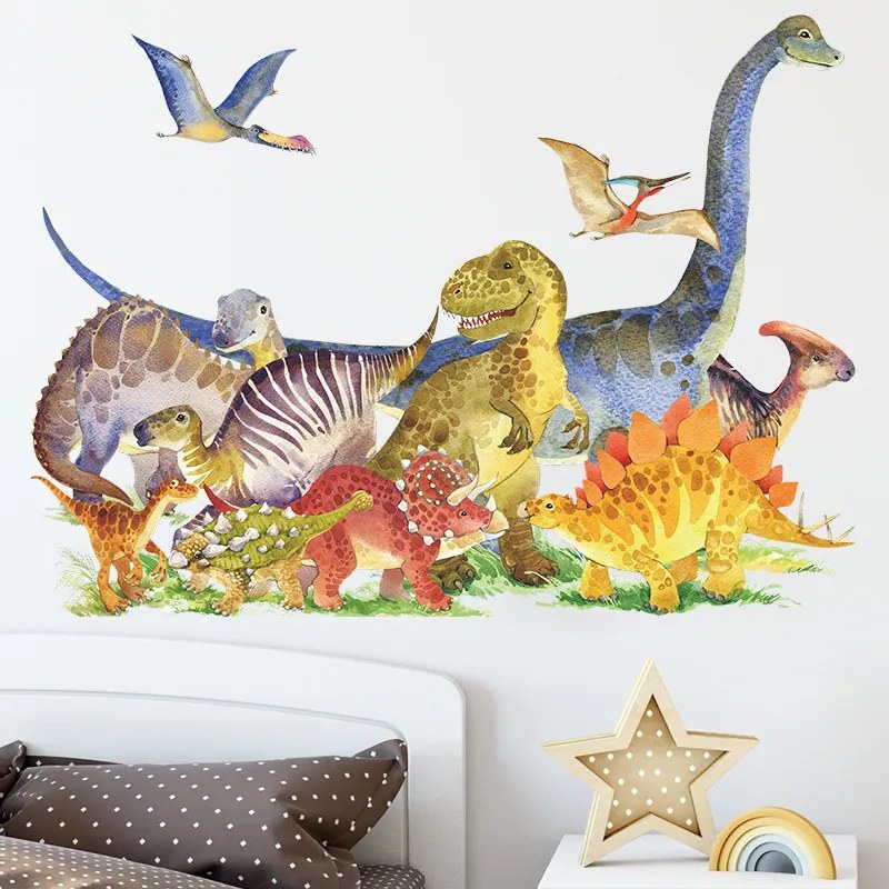 Samolepka na stenu "Dinosaury 10" 60x44cm