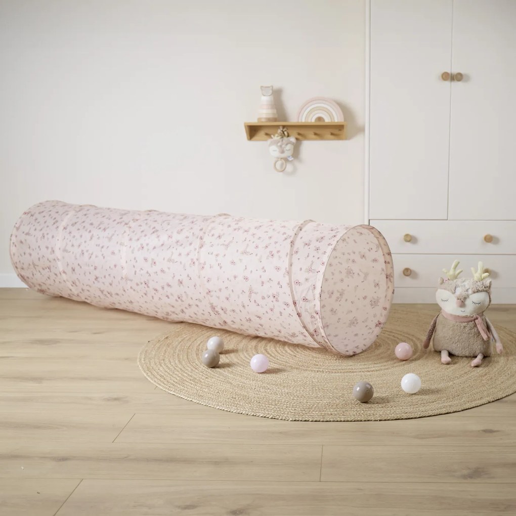 Bieco - Samorozkladací hrací tunel - dreamy flowers