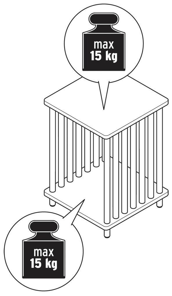 Ozdobný odkladací stolík