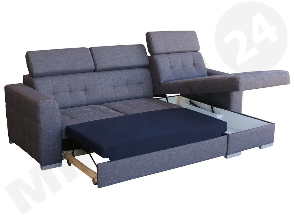 Rohová sedačka Somkera  (morská modrá) (L). Vlastná spoľahlivá doprava až k Vám domov. 1122973