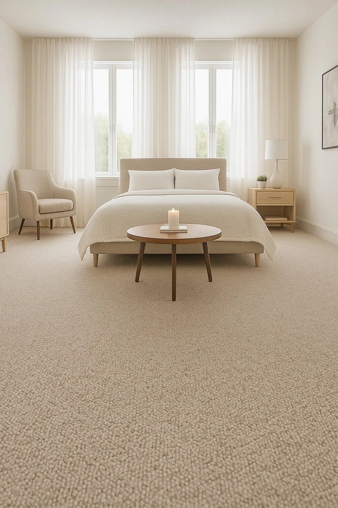 Metrážny koberec Dublin 110 béžový, na mieru, šíře 4m,5m, béžová, ab (mriežka), detská izba, Avanti