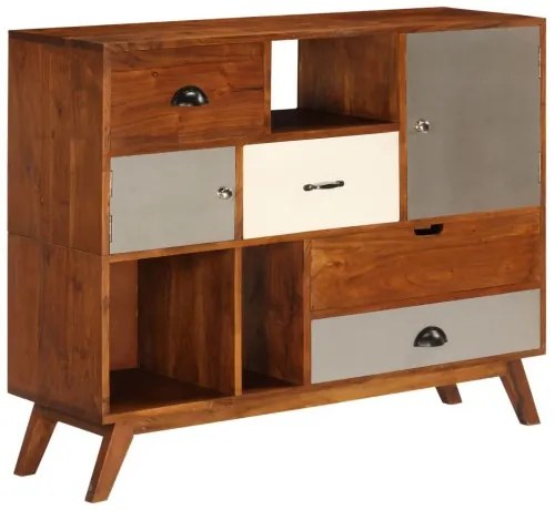vidaXL Komoda z akáciového dreva 115x35x86 cm-