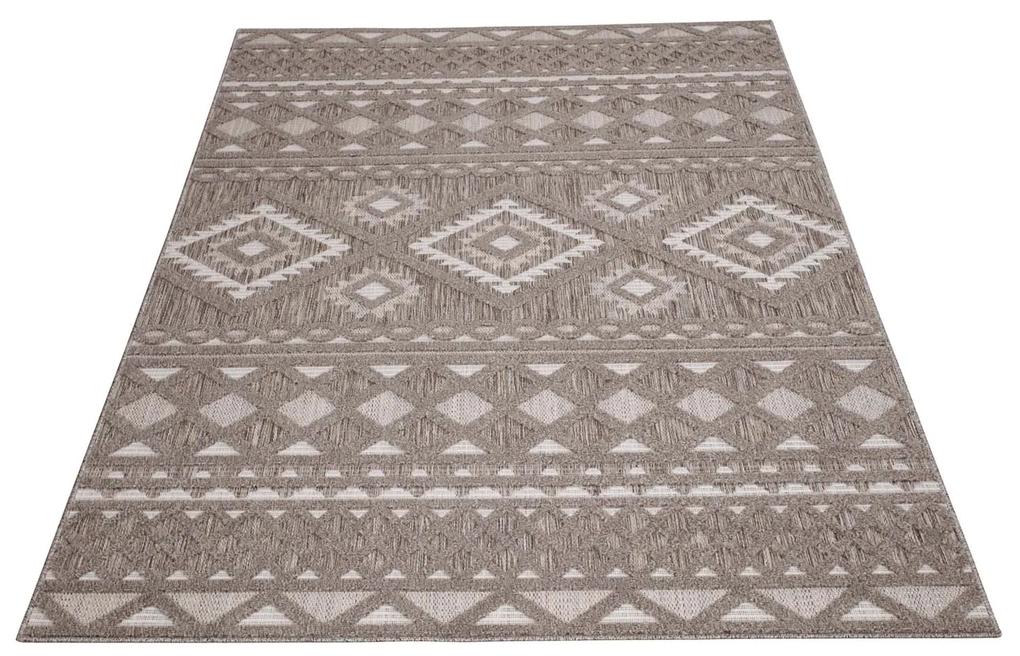 Dekorstudio Terasový koberec SANTORINI - 435 hnedý Rozmer koberca: 120x170cm