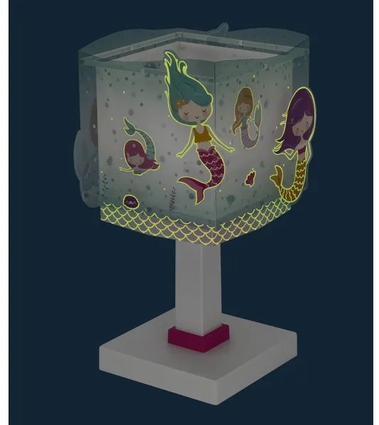 Dalber 63441 - Detská lampička MERMAIDS 1xE14/60W/230V
