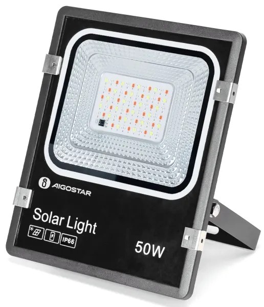 Aigostar - LED RGB Stmievateľný solárny reflektor LED/50W/3,2V IP66 + DO