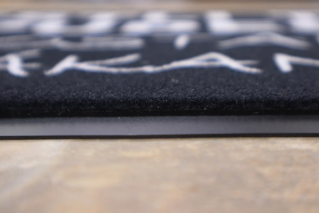 Mercury Flooring, Predložka Flákanec 40x60 cm, 40x60, čierna