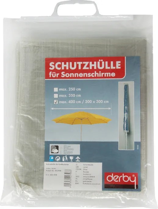 Derby Basic - ochranný obal pre stredové slnečníky do 400 cm a 300 x 300 cm