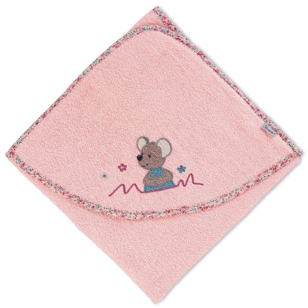 Sterntaler osuška s kapucí 80x80 cm myška Mabel 7102071