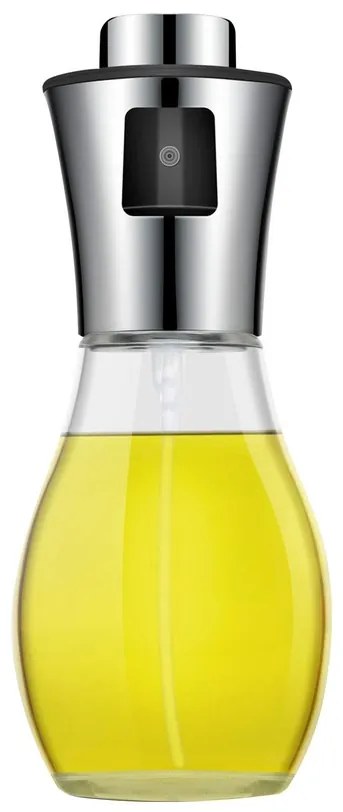 Dávkovač oleja s rozstrekovačom 200 ml - strieborný