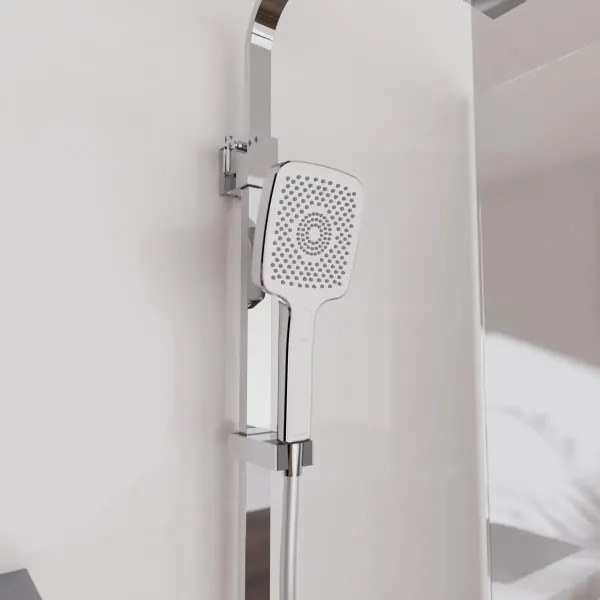 Schütte 60530 - Sprchová súprava s termostatickou batériou OCEAN, lesklý chróm