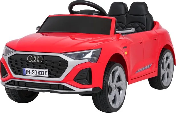 Elektrické autíčko Audi SQ8 červené / sivé