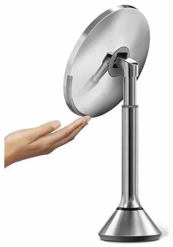 Simplehuman Kozmetické LED zrkadlo Sensor Touch DUAL, zväčšenie 5x, matná strieborná