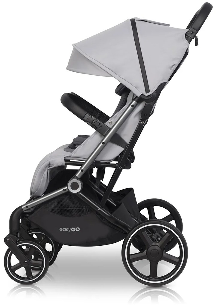 Súrodenecký kočík EasyGo Echo Cloudy Gray