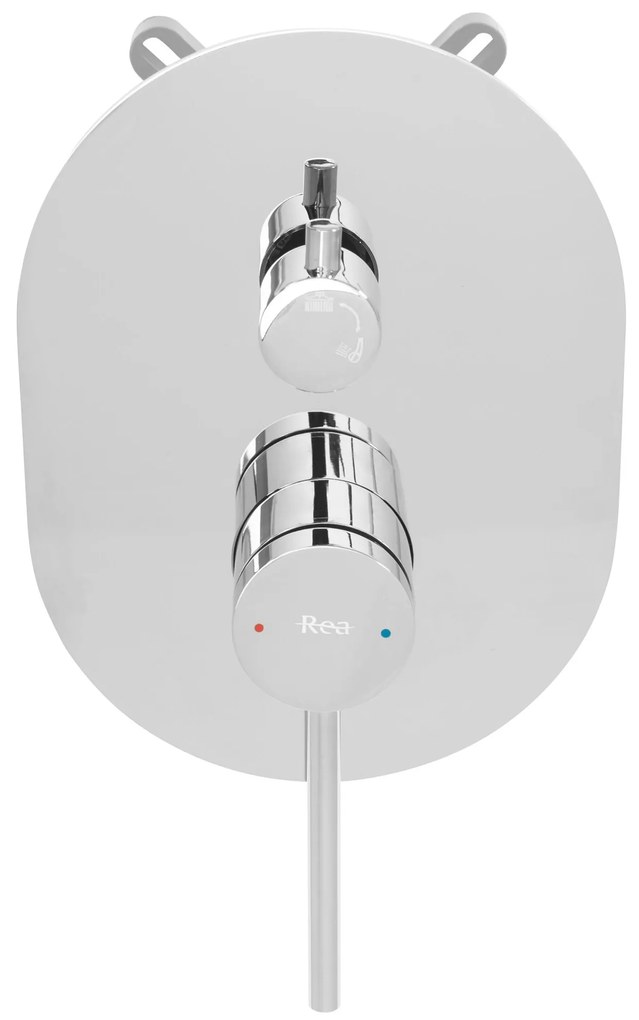 Rea Oval, podomietková sprchová sada + BOX, chrómová, REA-P8415