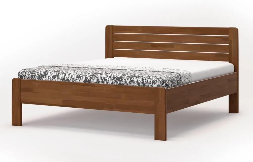 BMB SOFI LUX XL - masívna dubová posteľ 120 x 200 cm, dub masív