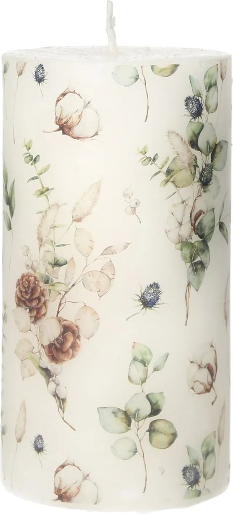 Sviečka Bianca 13cm flowers