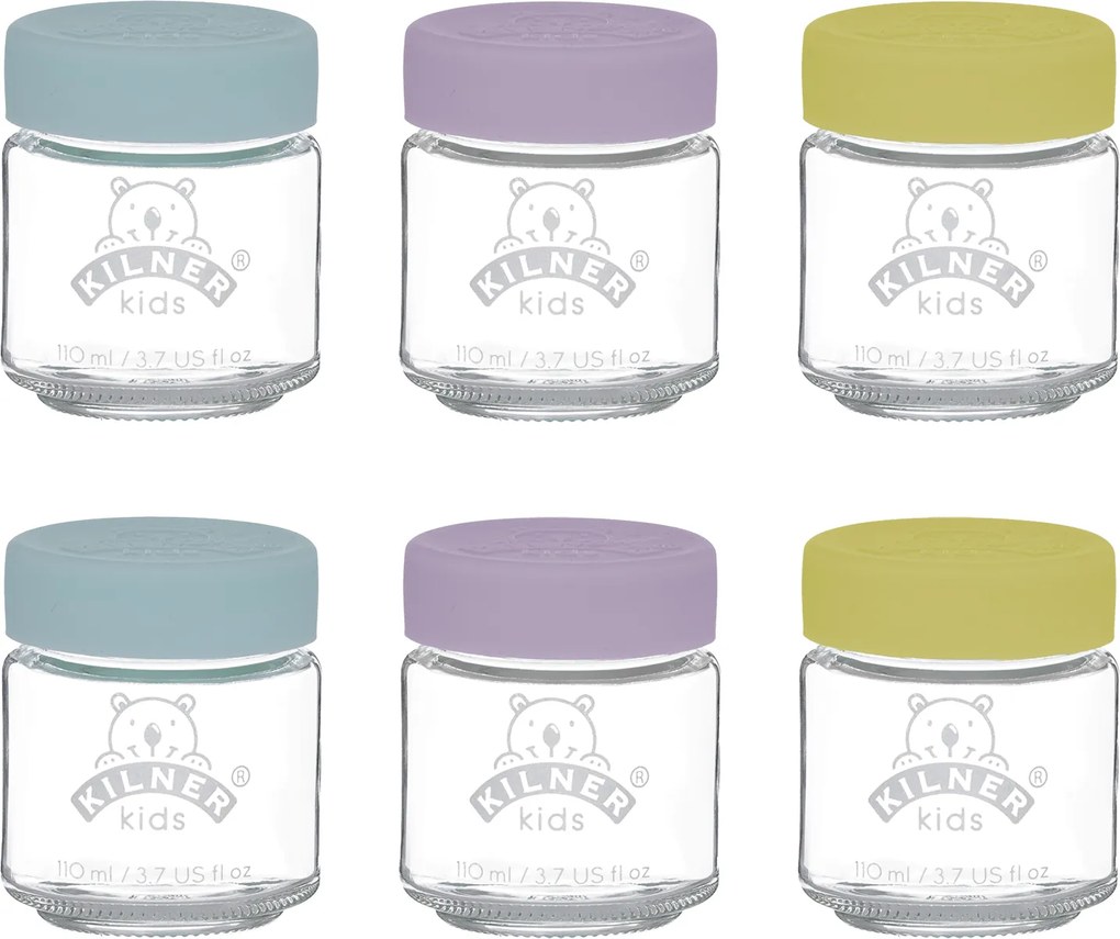 Sklenené nádoby na potraviny Kilner 110 ml 6 ks