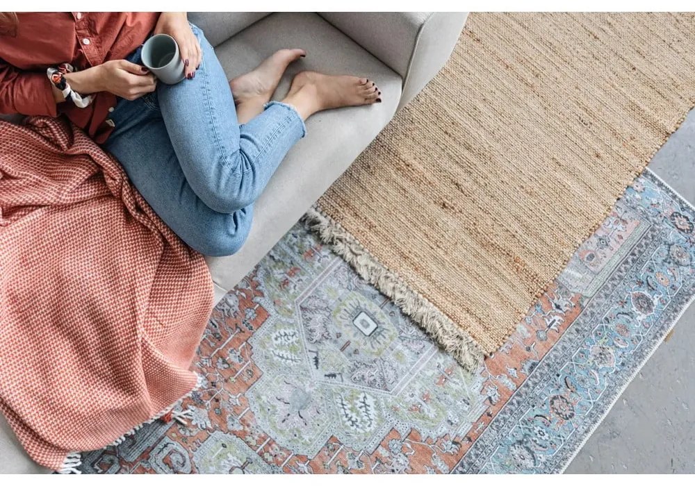 Prírodný ručne vyrobený koberec Nattiot Lenny, 110 x 170 cm